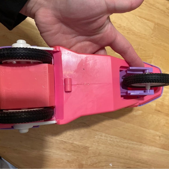 vintage 1989 barbie around town scooter pink and purple flowers mattel - Picture 5 of 8